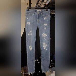 Levi's Women's 711 Distressed Skinny Jeans